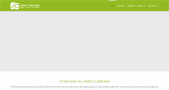Desktop Screenshot of jaibacabinet.com